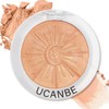 UCANBE Glow Bronzer, Long-Lasting Baked Shimmer Bronzing Powder - 01