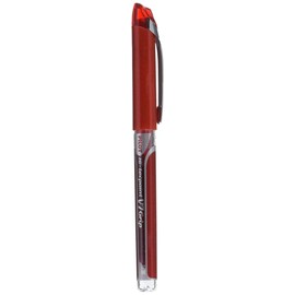 Pilot V7 Hi-tecpoint liquid ink rollerball pen, 0.7mm ball with red ink and fine 0.4mm line width
