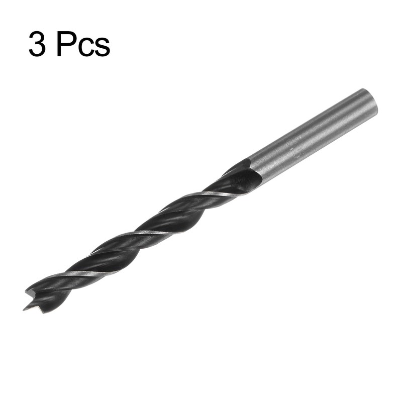 sourcing map 3pcs Brad Point Drill Bits 8.5mm(21/64") Dia Straight