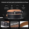 Faja Pesas Crossfit Gym Faja Cinturon Trabajo Faja De Piel