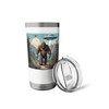 Bigfoot UFO Drones Alien Conspiracy Theory Stainless Steel Insulated Tumbler