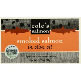 Essenhaus Coles Salmon Smoked in Olive Oil, 3.2 oz