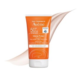 AVENE Intense Protect FPS 50+, Protector Solar Facial y Corporal para Piel Normal, Ultra Resistente al Agua, con TriAsorB, 150 ml