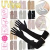 Karly Shop ydm12 Women's Long Gloves, UV Protection, Smartphone Compatible,