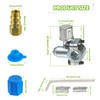 EPLZON R12 to R134A Bullet Piercing Valve Kit with Dust