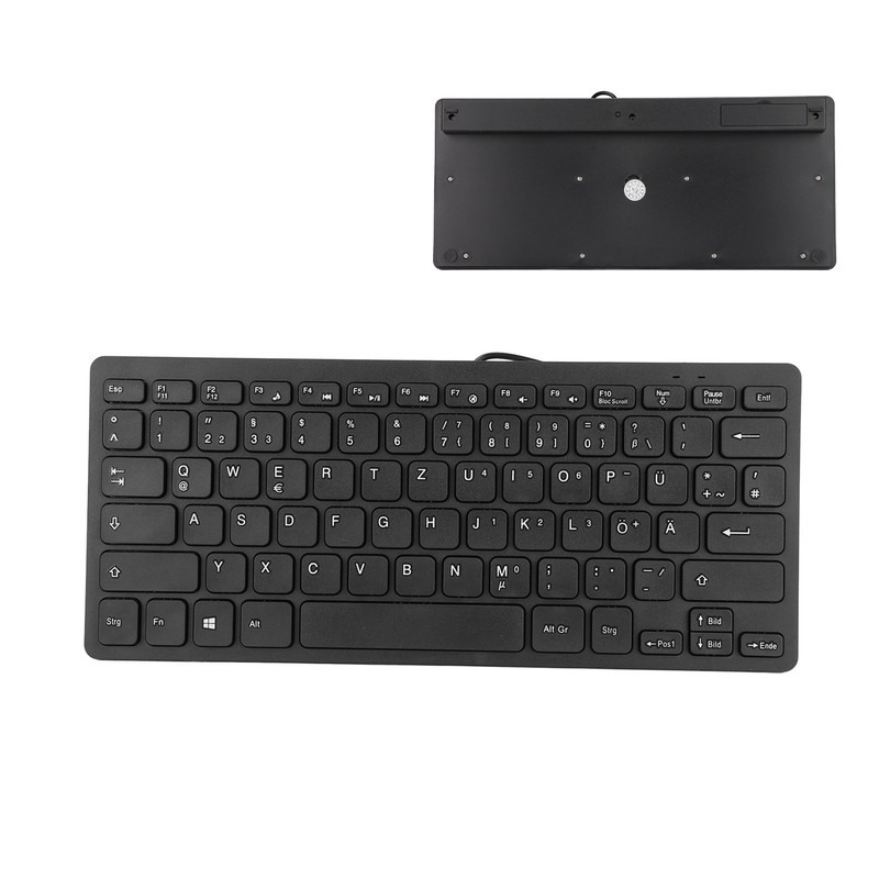Keyboard 78 Key Mute Ultra Thin Wired Mini USB Interface