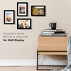 KINLINK 6x8 Picture Frame Black Set of 4, Wooden Photo