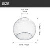 3 Pack Fixture Replacement Globe Shade, 6 Inch Diameter, E26
