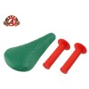 ALTA Green Diamond Saddle & Red Triangle Grips BMX BIKES.