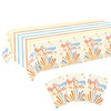 3Pcs Here Comes The Son Baby Shower Decorations Tablecloths Plastic