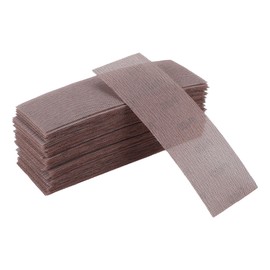 HEROFFIX 50 Pcs Car Wood Sanding Discs Smoothing Hook & Loop Sandpaper for Woodworking, Automotive Refinishing 9.06"x3.15" 400 Grit Brown Aluminum Oxide