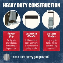 Mckay 16 Oz. Metal Can Crusher, Can Crusher Wall Mounted, Can Crushers