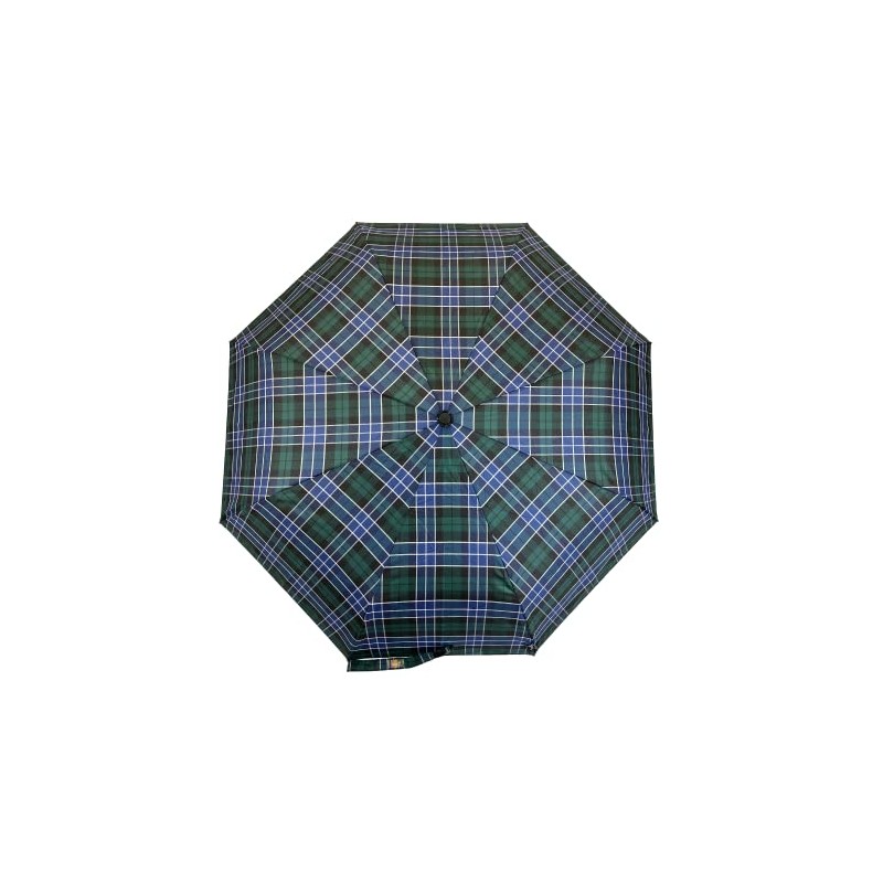 Soake Everyday Tartan Folding Umbrella Green