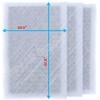 RAYAIR SUPPLY 16x25 PureAiRx Air Cleaner Replacement Filter Pads 16x25 Refills (3 Pack) White
