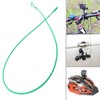 8 Pack Safety Stainless Steel Tethers,Colorful Coated Security Tether Lanyard