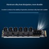 Oidnvay M.2MKEY PCI-E Riser Card M.2NVME to SATA3.0PCIE to SATA6Gpbsx6