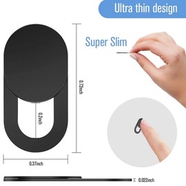 JTKREW 10pcs Webcam Cover, Ultra Thin Slide Camera Cover to Protect Your Online Privacy, Suitable for Computer, Laptop, MacBook Pro, Smartphone and PC