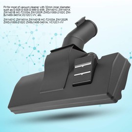 Vacuum Cleaner Head Plastic Adjustable Carpet Floor Brush Nozzle Attachment Tool for Cleaning Floor Carpet(32mm Inner Diameter)