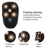 Electric Shaver Waterproof Rechargeable Beard Shaving Trimmer Hair ClipperBlack