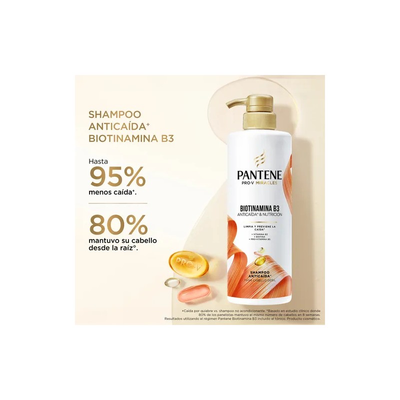Shampoo Pantene Anticaída+ Biotinamina B3 510 ml