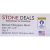 Stone Deals Mosaic Mesh for Back Mounted Tile, 24" X