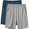 JINSHI Men's Pajama Bottoms 2-Pack Sleepwear Ultra-Soft Lightweight Modal Knit