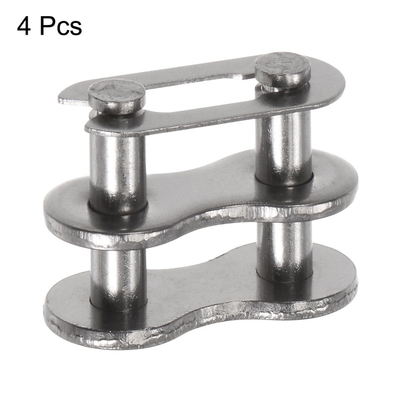sourcing map 4Pcs #60 Chain Master Connector Link Roller 3/4"