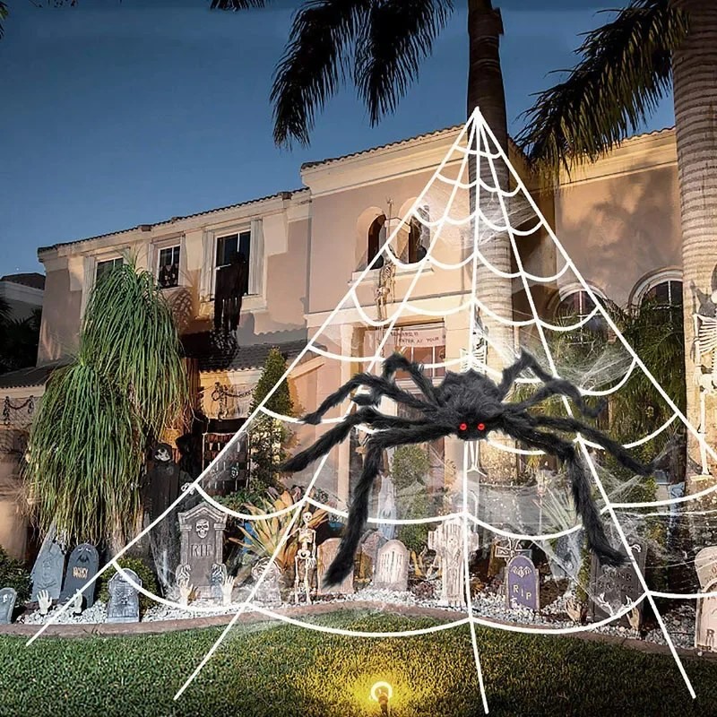 Halloween Spider Web Decoration