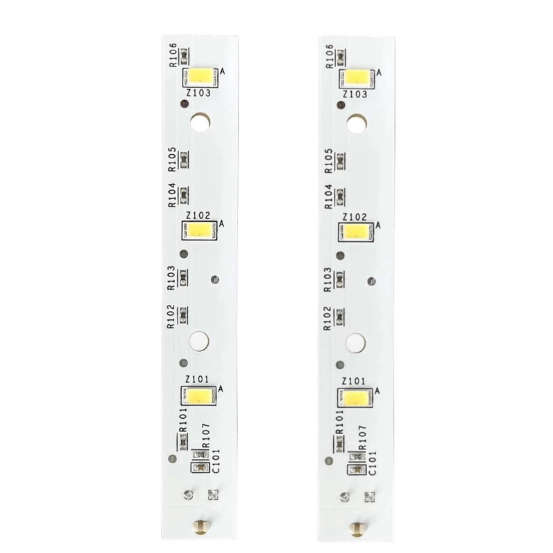 For GE 2pcs WR55X26671 Refrigerator LED Light Board for GE