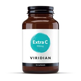 Viridian Viridian - Extra C 950mg - 90 Caps | High Potency Vitamin C | Enhanced Absorption & Retention | Supports Immune Function | Normal Functioning of Skin, Teeth & Bones | Nutritionist Formulated