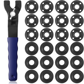 Hicarer 25 Pcs Angle Grinder Nut Angle Grinder Wrench Kit 5/8"-11 Flange Metal Lock Nut Wrench Compatible with Dewalt/Makita/Bosch/Hitachi/Metabo (Blue)