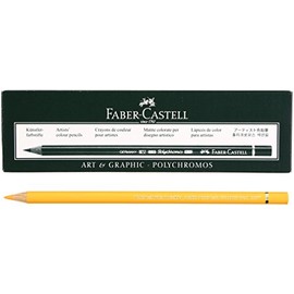 Faber Castel Polychromos Buntstifte, 109, Dunkelchromgelb, 6 Stück