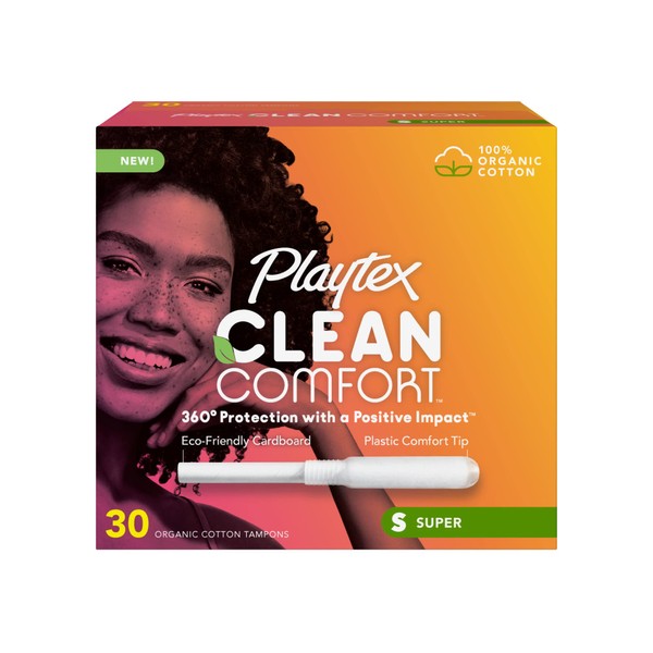 Playtex Clean Comfort Tampons Super 30ct