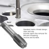 Yctze 2pcs High Speed Steel Metric Thread Tap, Straight Flute