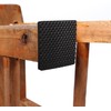 Tefola 12 Fundas Protectoras Negras Antideslizantes y Autoadhesivas para Muebles,
