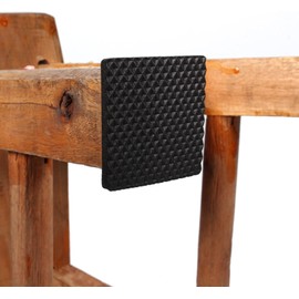 Tefola 12 Fundas Protectoras Negras Antideslizantes y Autoadhesivas para Muebles, sofás, mesas, sillas y Almohadillas de Goma