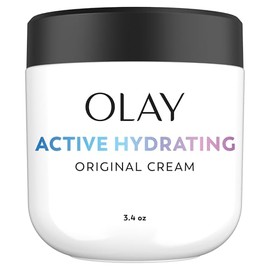 Olay - Crema hidratante facial activa para mujeres, refuerzo de humedad de 48 horas e hidratación rica, fórmula antienvejecimiento que revela belleza 