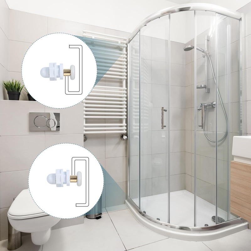 sourcing map 19mm Shower Door Rollers, Sliding Shower Doors Runners