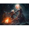 CALVENDO Puzzle Witcher vs. Demon Battle | 1000 Pieces Size