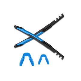Alphax Sky Blue Replacement Nose pads & Temple Slider for Oakley Jaw-breaker OO9290