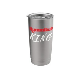 Rummikub King Player Fan Stainless Steel Insulated Tumbler