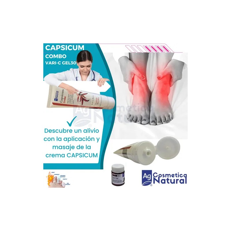 Pack 2 Cremas Neuropatia Diabetica Capsicum + Varic-gel 30gr