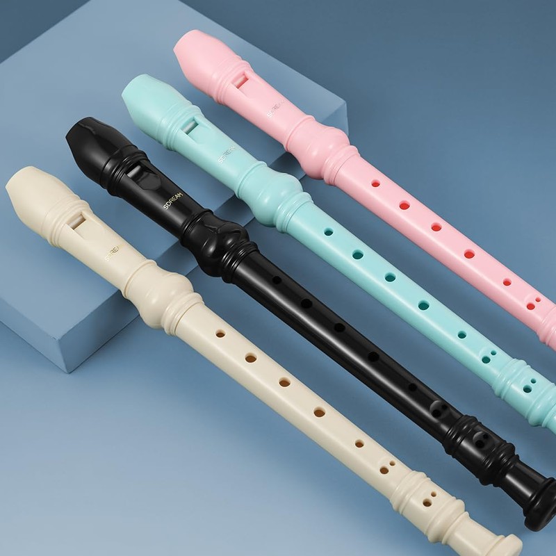 Soprano Recorder Instrument German Fingering 8 Hole Flute, Recorder Instrument