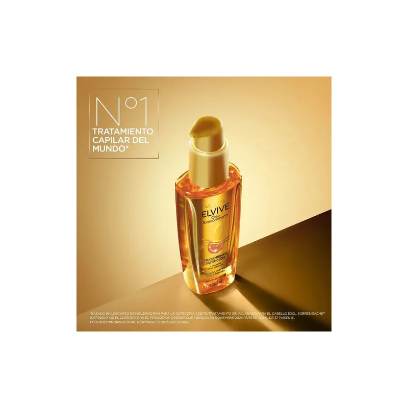 Aceite Capilar LOréal Paris Elvive de Óleo Extraordinario 100ml