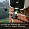 Solar Panel Charger for Blink Camera with 4000mAh Battery 24/7