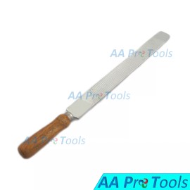 AA Pro Farriers Hoof Trimming File Rasp Dual Side 13" inch Flat Wood Handle Rasp File
