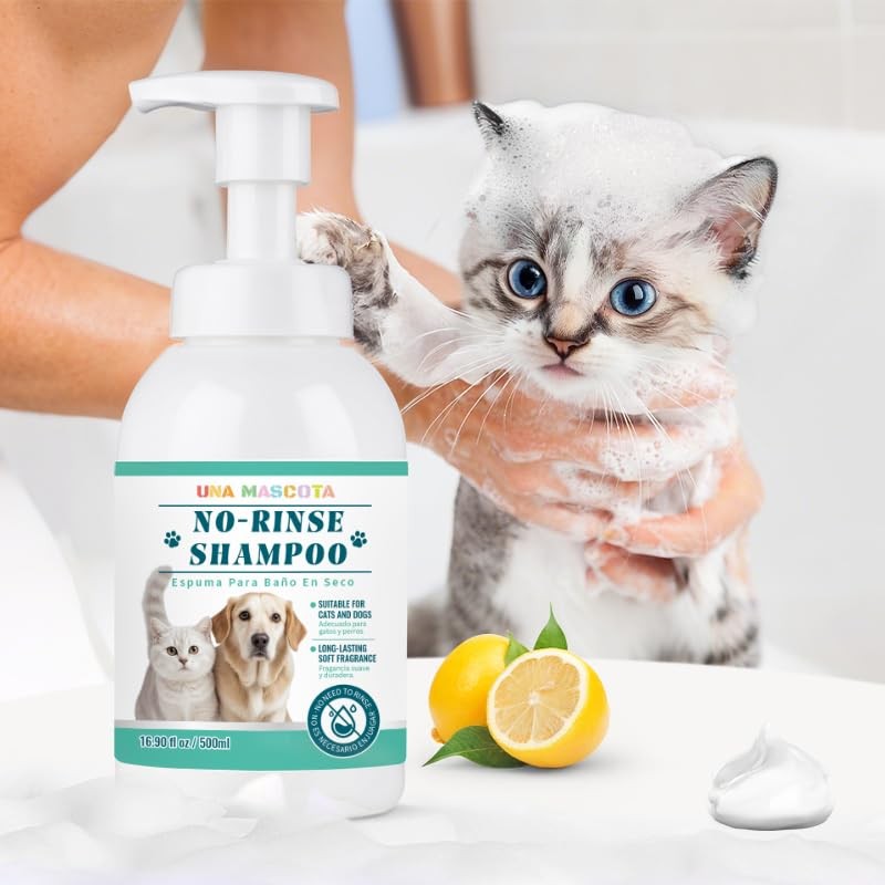 Espuma para Baño En Seco para Perros Y Gatos 500