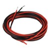 BNTECHGO 18 Gauge Silicone wire 5 ft red and 5