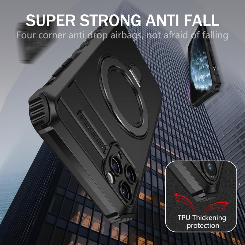 Fudley for 11 Pro Max Magnetic Case [Compatible with MagSafe]