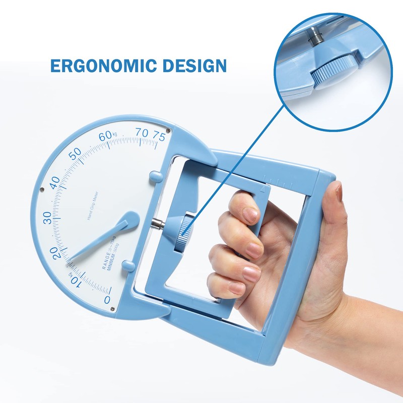 Gima - Hand Grip Meter, Dynamometer for Measuring Force of